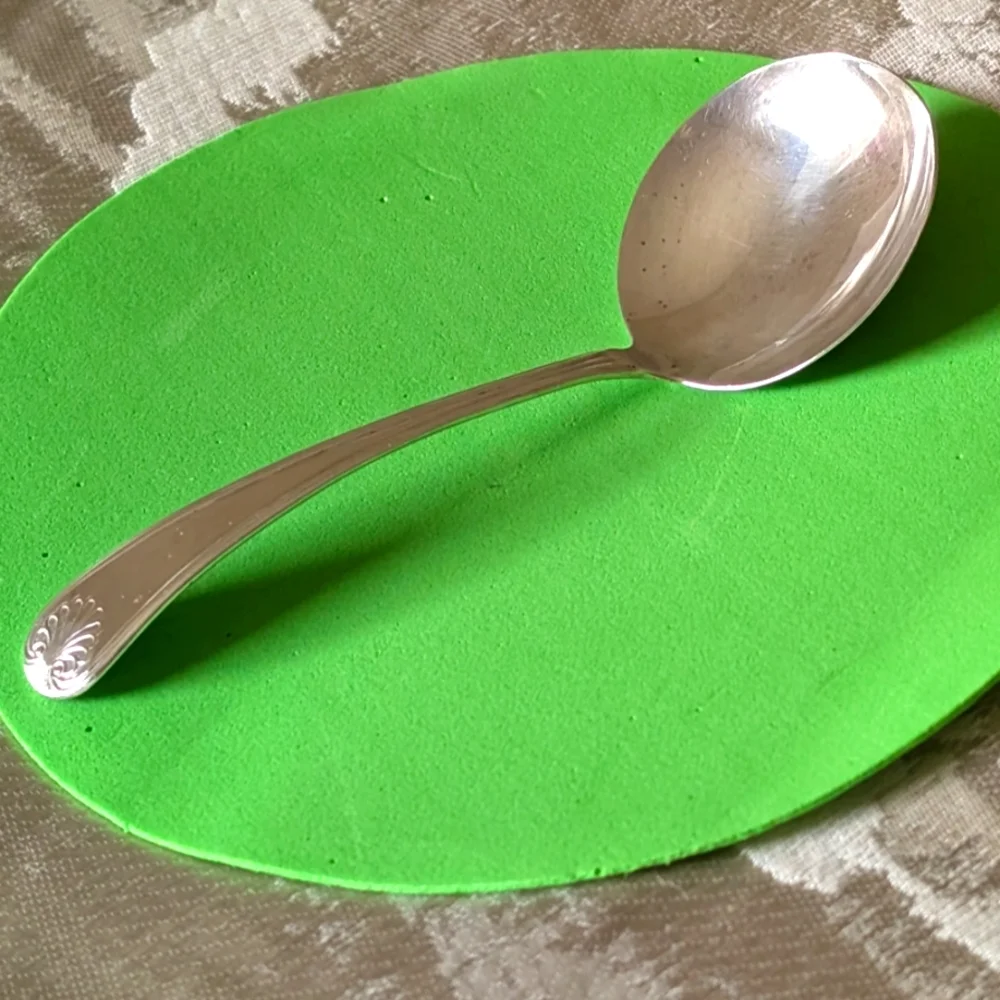 VINTAGE STERLING SILVER LADLE BY BIRKS ELLIS GH SHEFFIELD ENGLISH SHELL PATERN